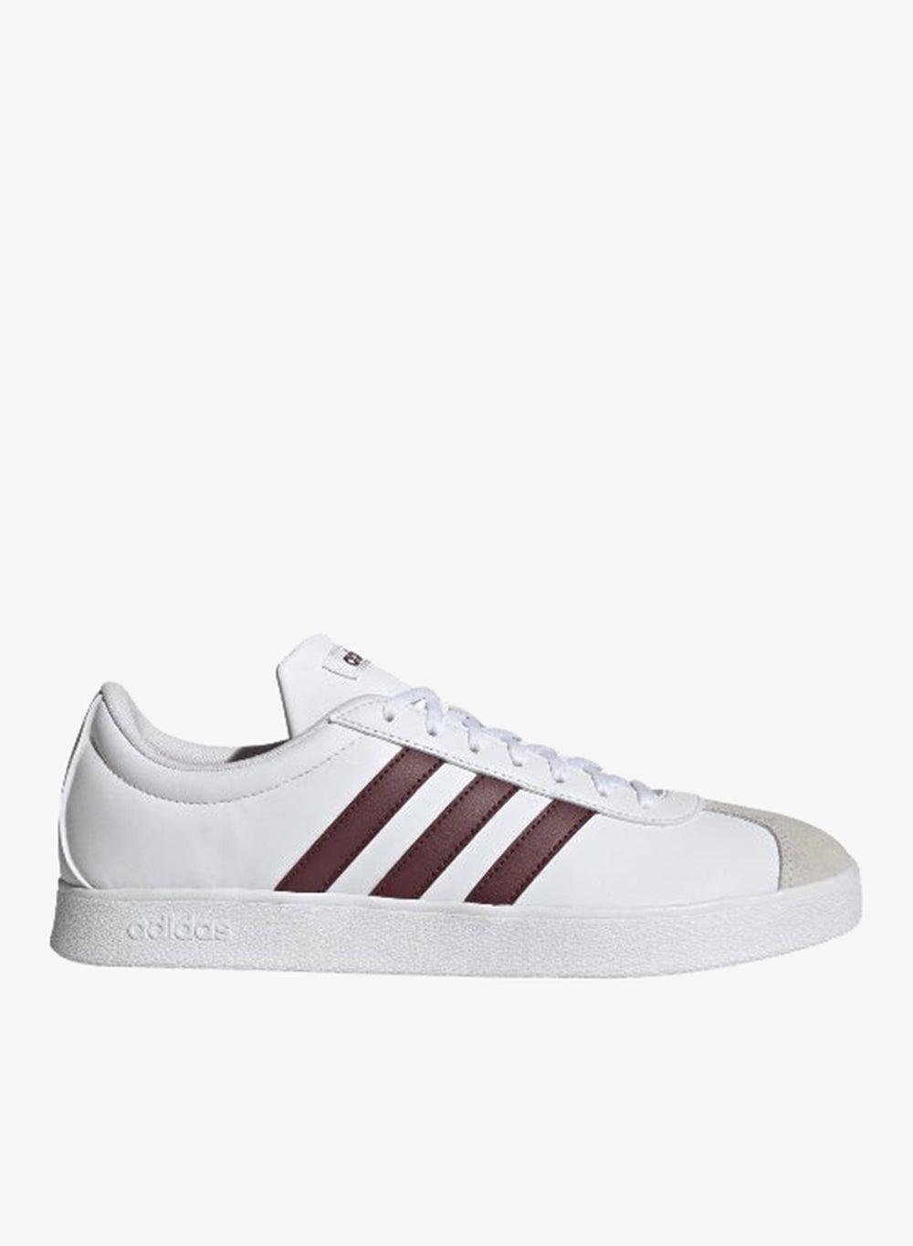 Adidas VL Court Base White Low-Top Sneakers - Image 1