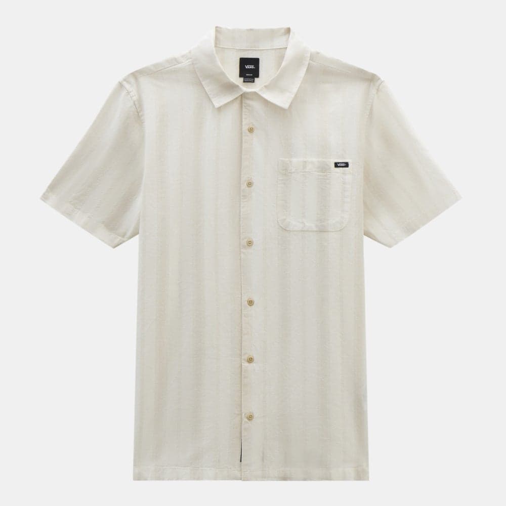 Vans Carnell Men's Striped Linen Blend Shirt - Image 1