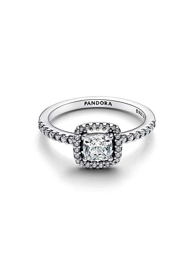 Sterling Silver CZ Ring – Timeless Sparkle Design - Image 1