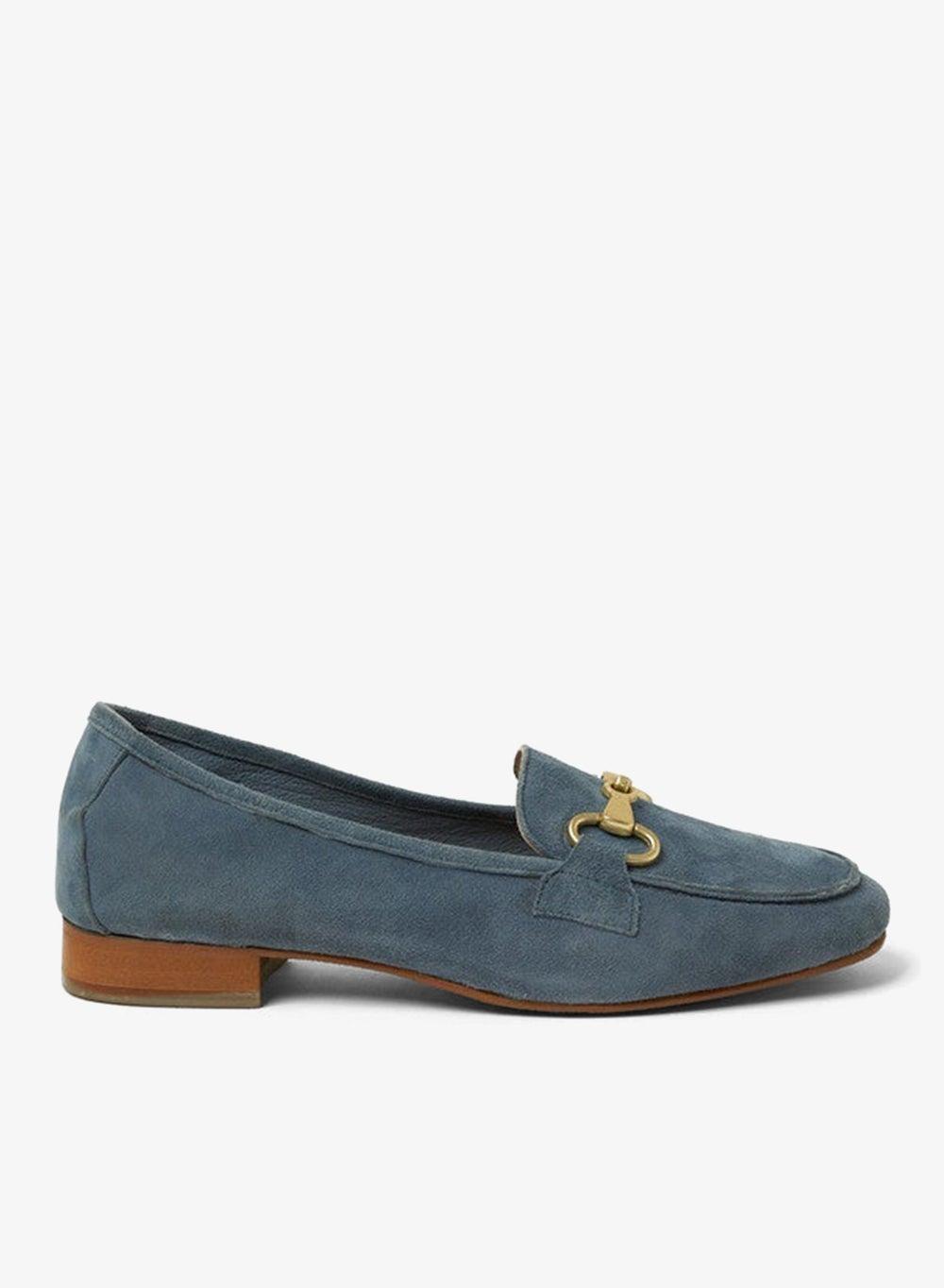 Women’s Leather Flat Moccasins Slip-On Loafers Classic Comfort - Image 1