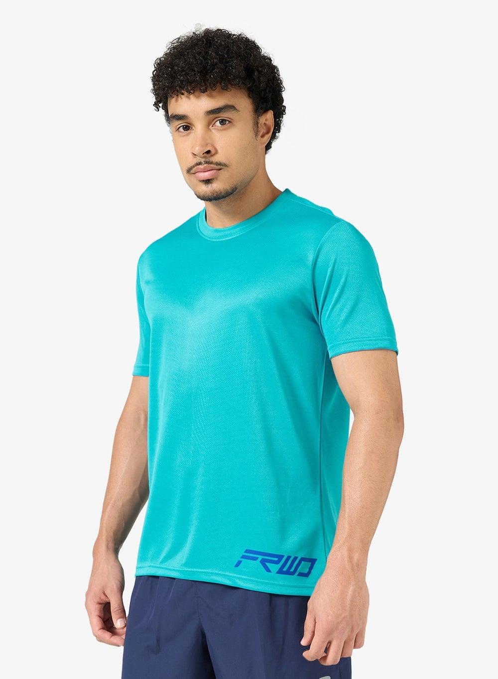 Zopts254 Men’s Active Training T-Shirt Green - Image 1