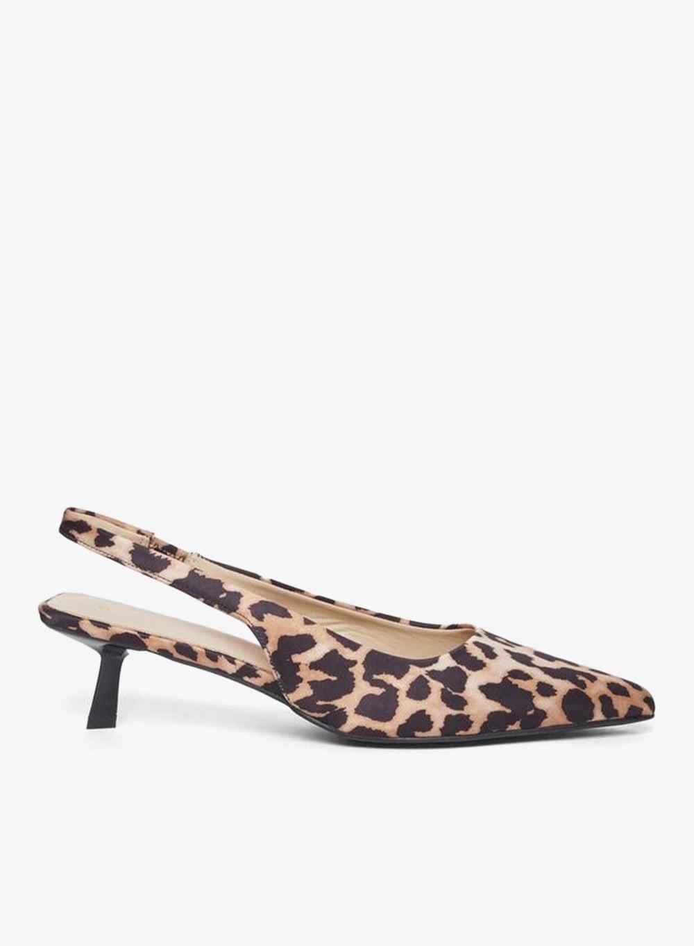 Leopard Print Low Heel Pumps for Women - Image 1