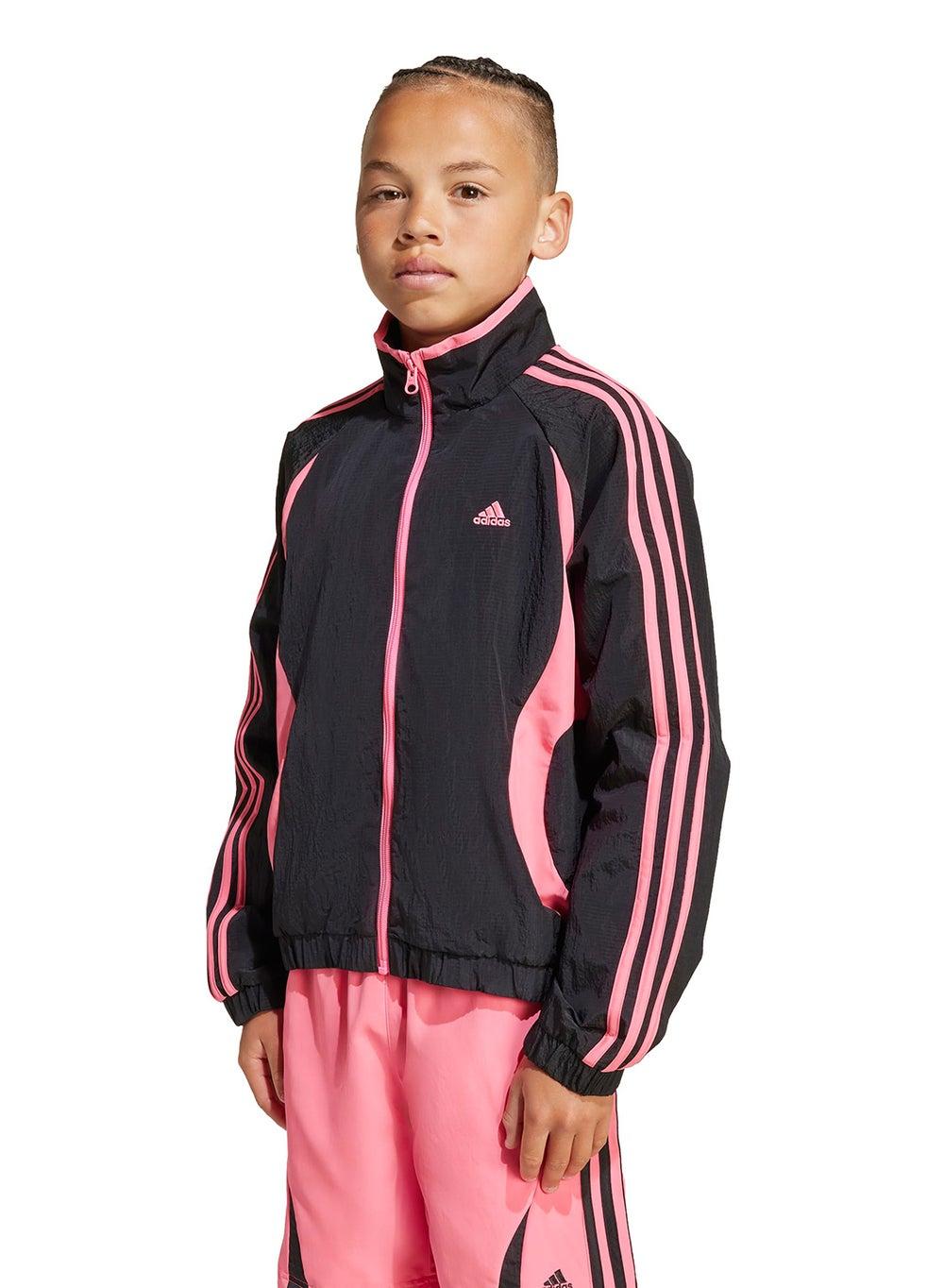 Adicolor Teamgeist Junior Jacket JY6324 Black Pink - Image 1
