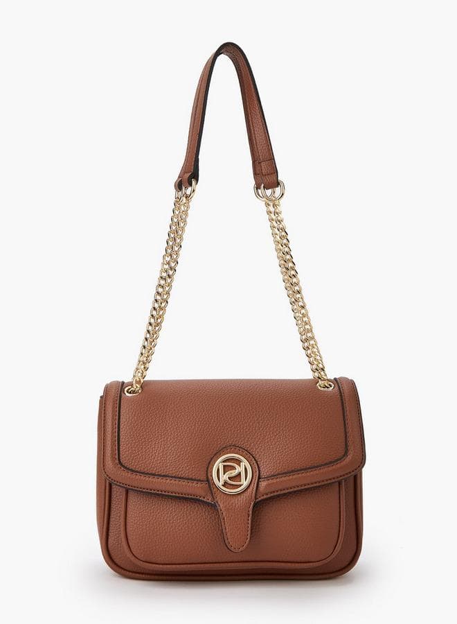 Uu42924 Animal Print Chain Strap Crossbody Bag - Image 1