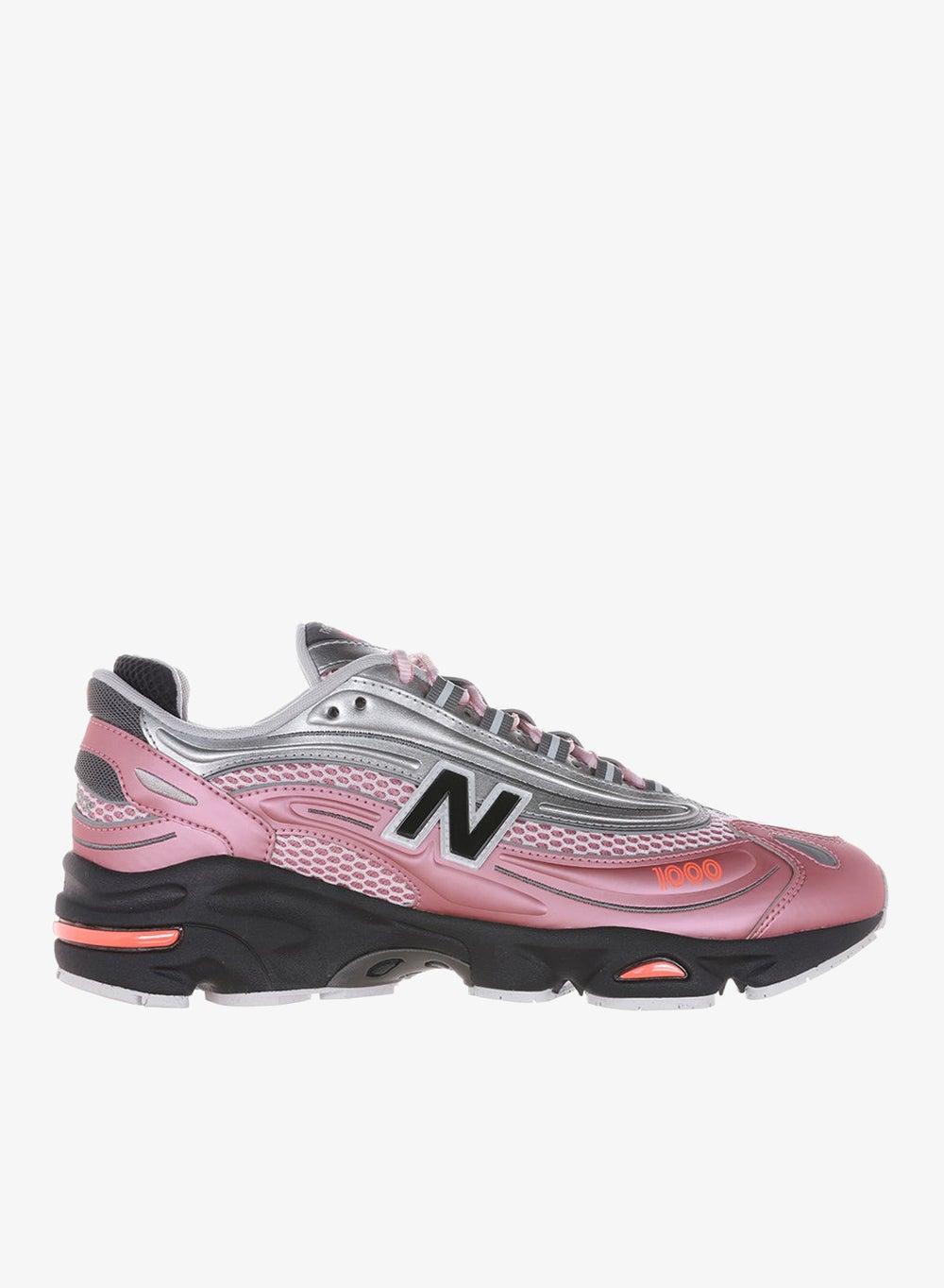 New Balance M1000 Pink Taffy Retro Tech Sneaker - Image 1