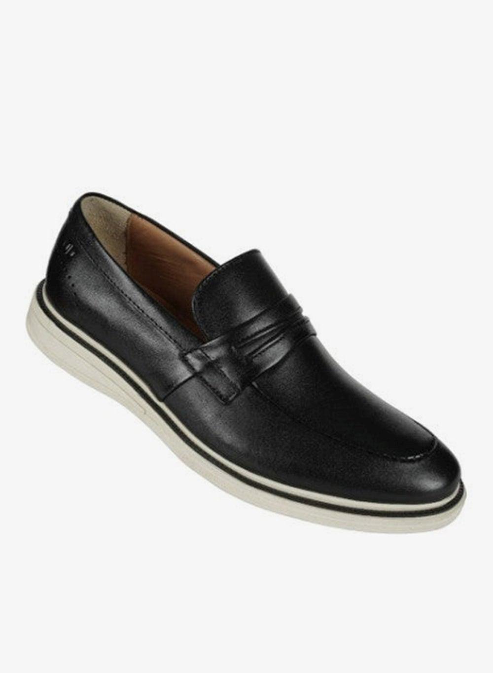 Democrata 032-160 Metropolitan Bay Black Leather Shoes - Image 1