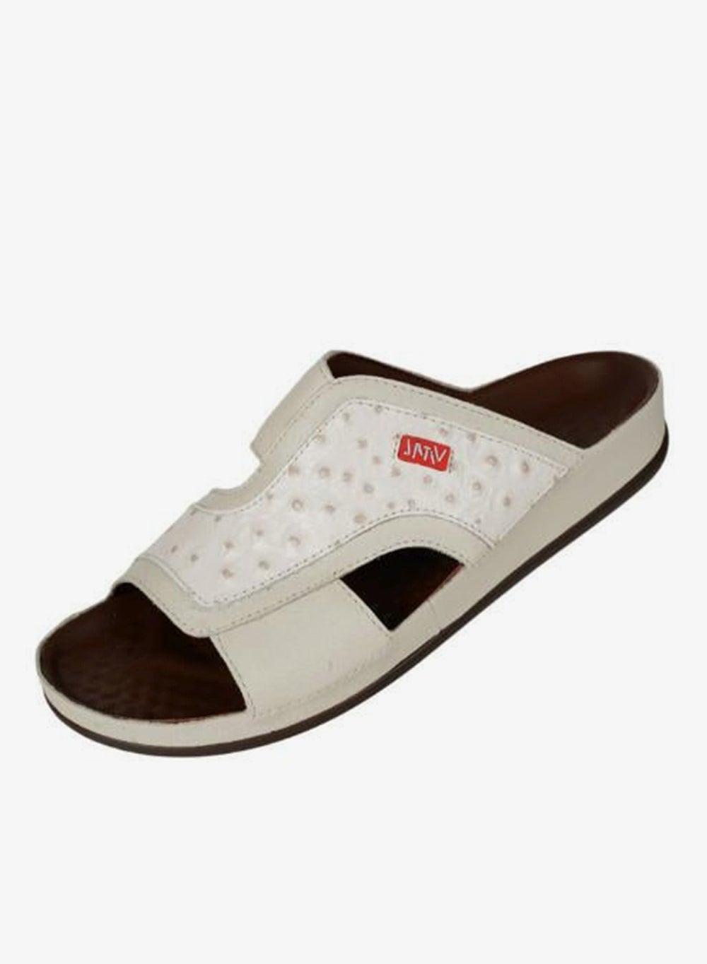 Vital 148-1096 Nappa Thomas Men's Sandals Cream - Image 1