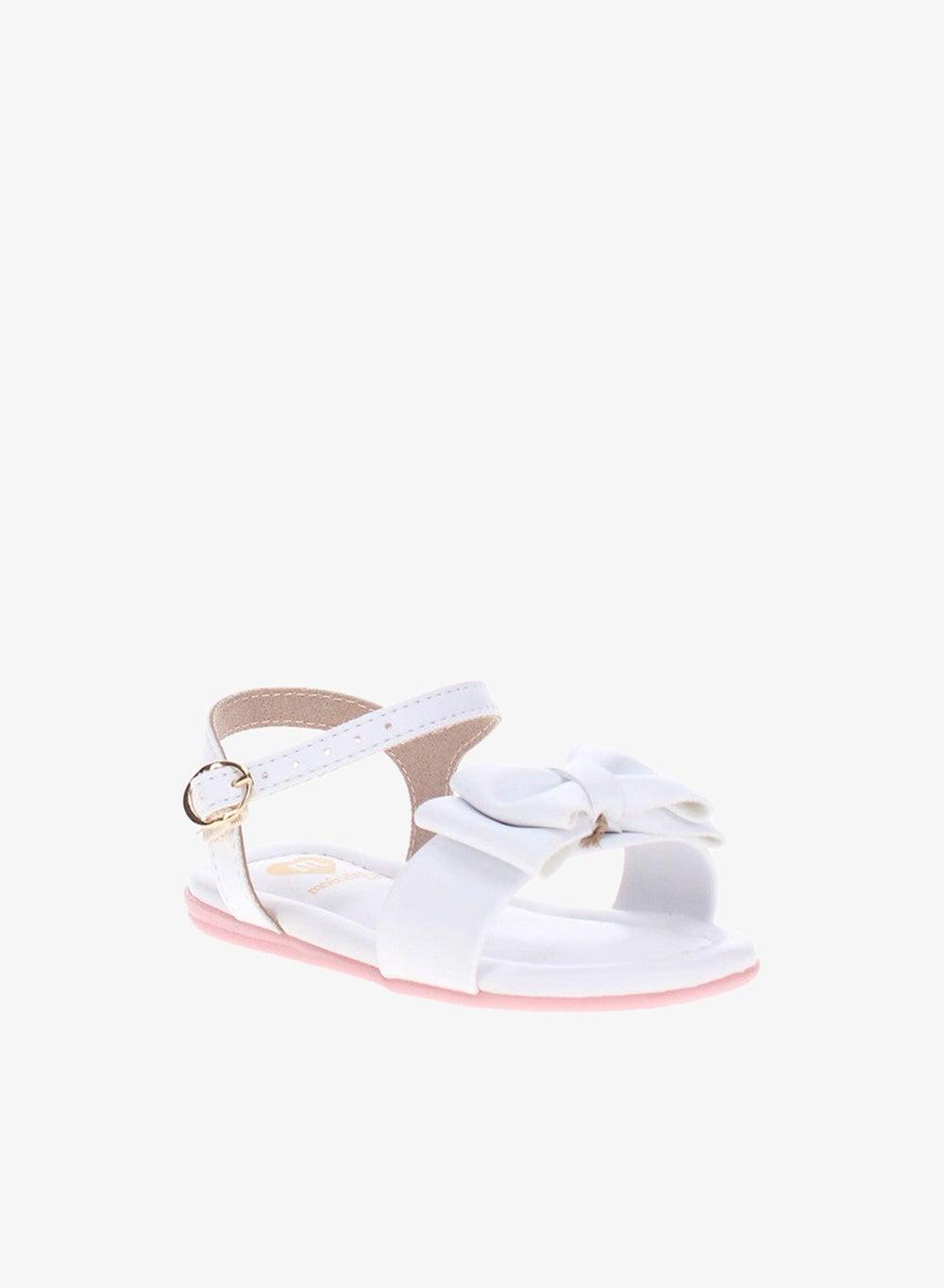 Elegant White Slingback Sandals with Ankle Strap Support - Image 1