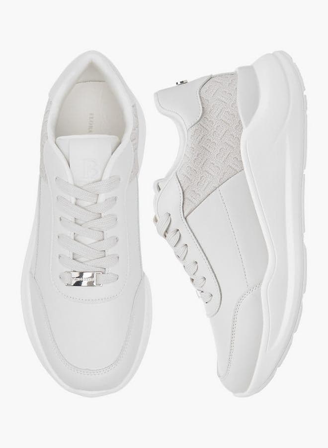 Flora Bella Rjg22 10 Re Monogram Lace-Up Sneakers - Image 1