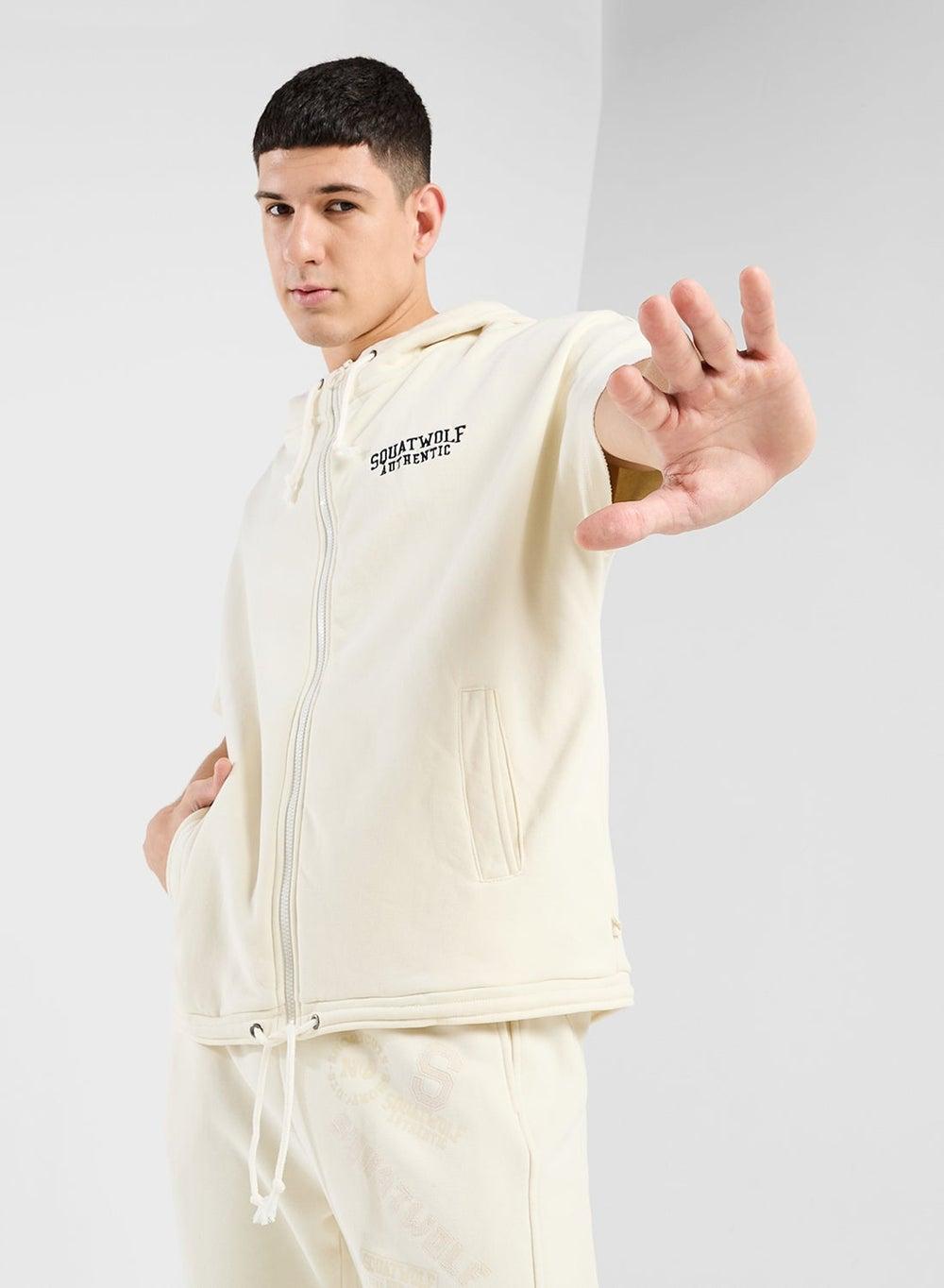Golden Era Hoodie MM04048 Premium Ecru Zip - Image 1