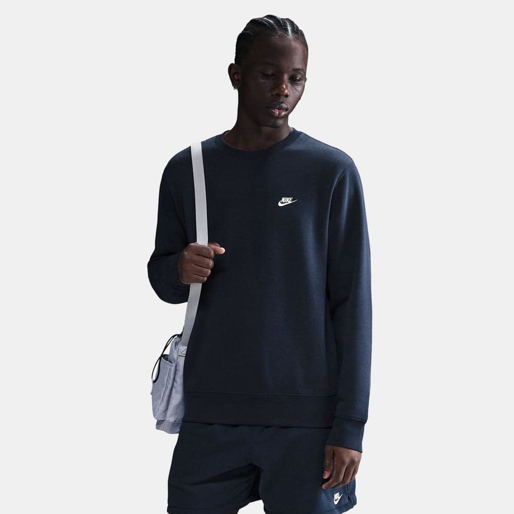 Nike Club Fleece Sweatshirt Nkfn3886 451 Blue - Image 1