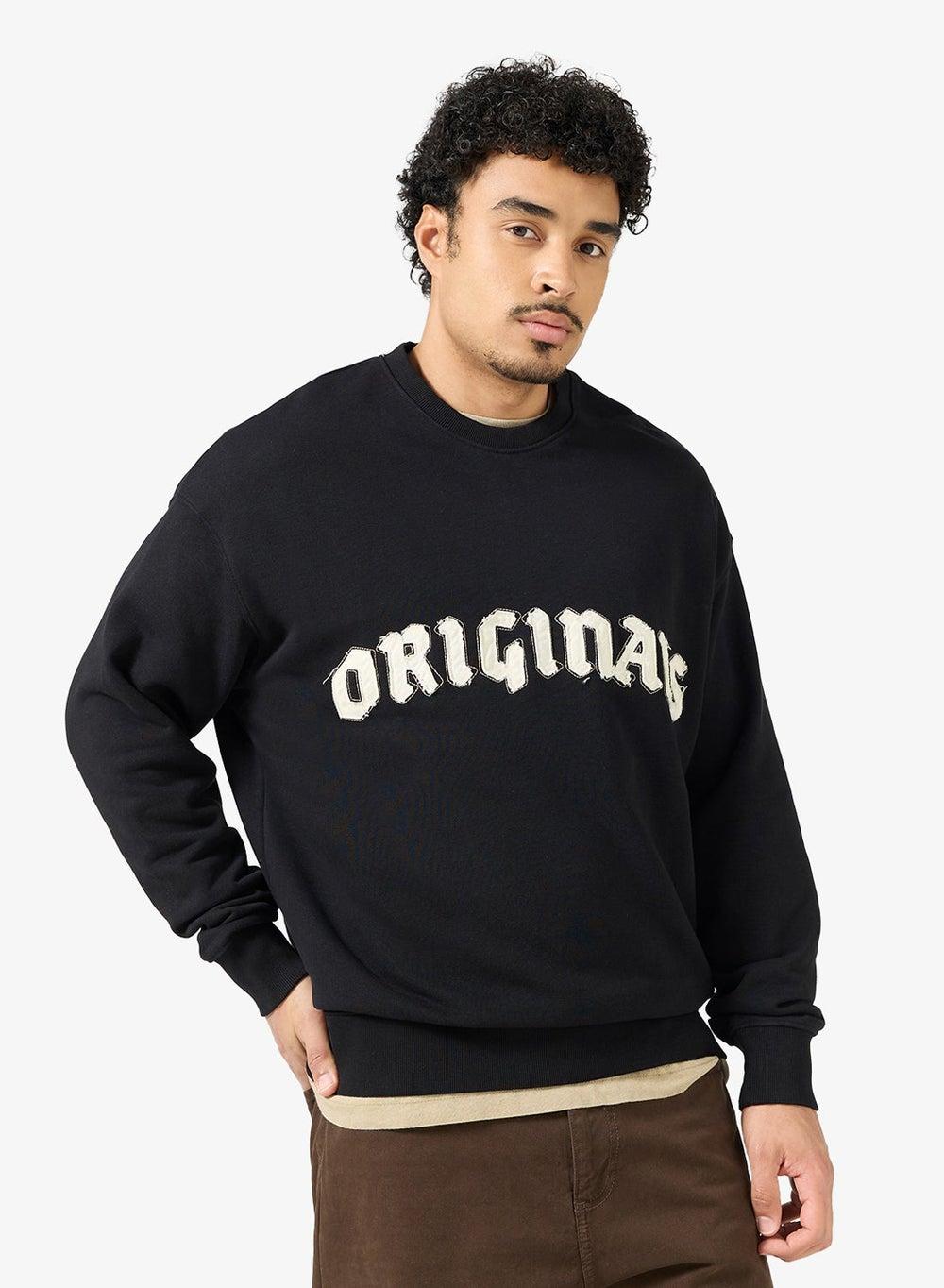 Black Logo Graphic Pullover Sweatshirt 12284026 - Image 1