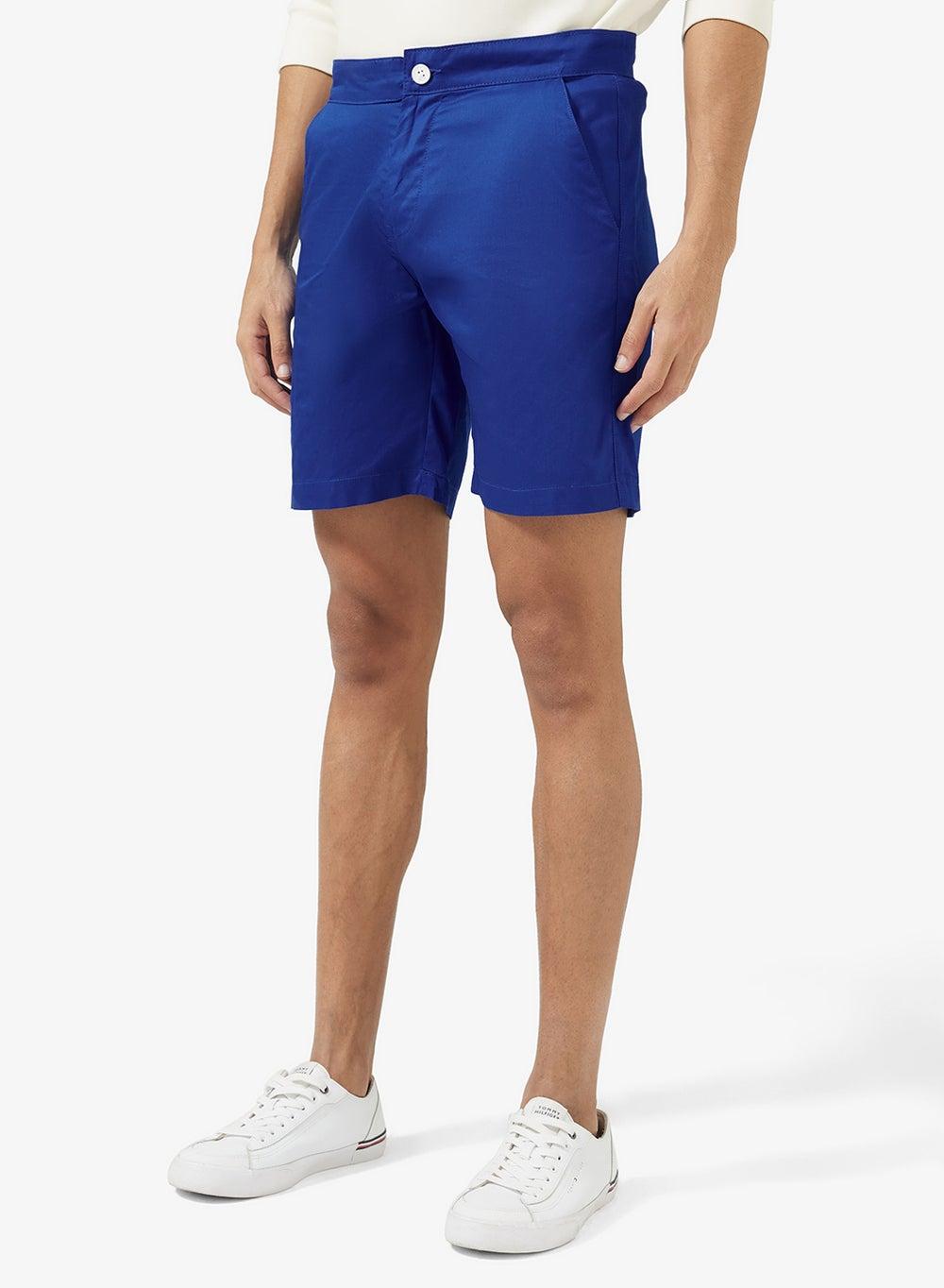 Men’s Navy Regular Fit Chino Shorts TR2592 - Image 1