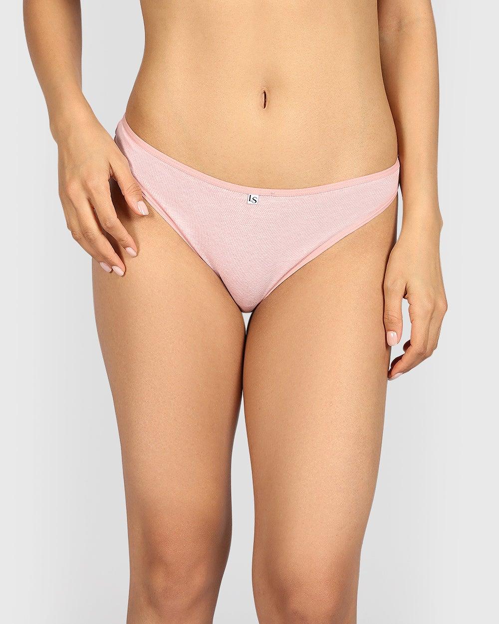 La Senza Remix Cheeky Panty Royal Pink Heather - Image 1