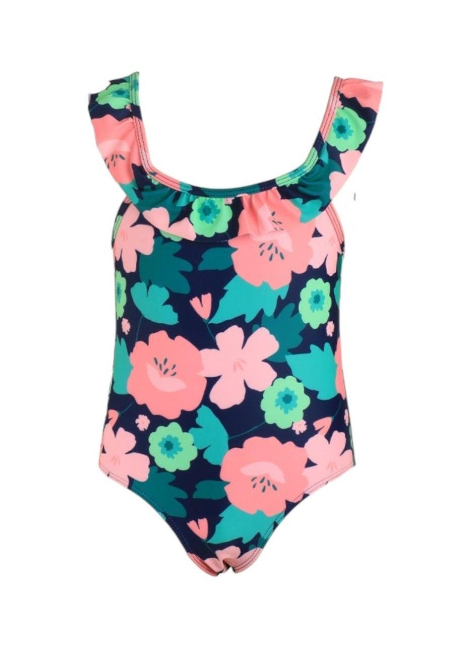 D' Daniela Vibrant Bloom Splash Girls Swimwear - Image 1