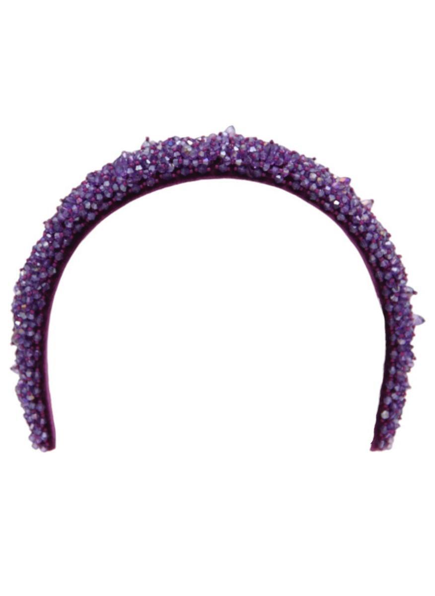 Monalisa Violet Stone Girls Headband - Image 1