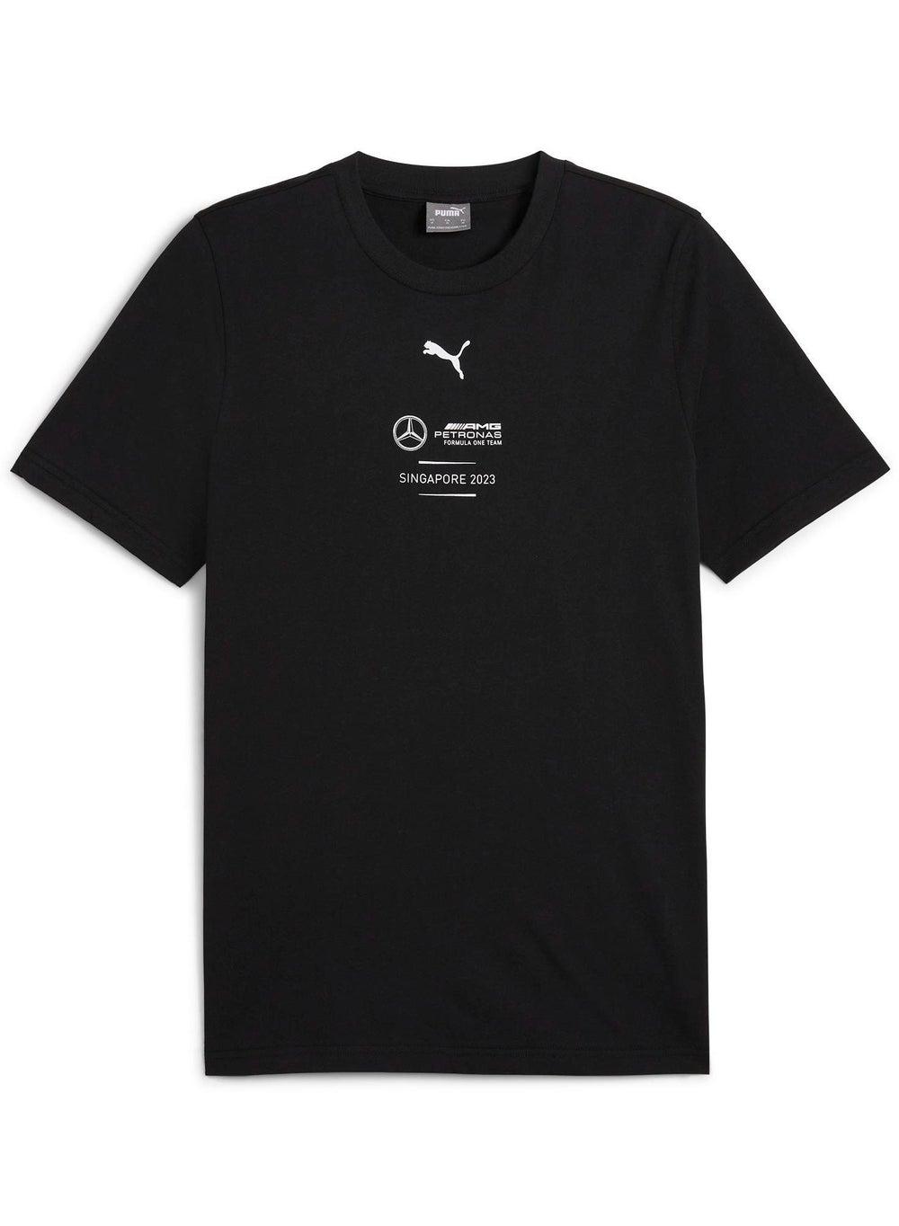 FW SE Singapore Graphic Black Crew Neck T-Shirt - Image 1