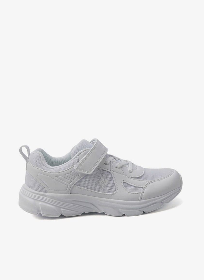 Kids White Velcro Sneakers 640419900000 Cushioned Comfort - Image 1
