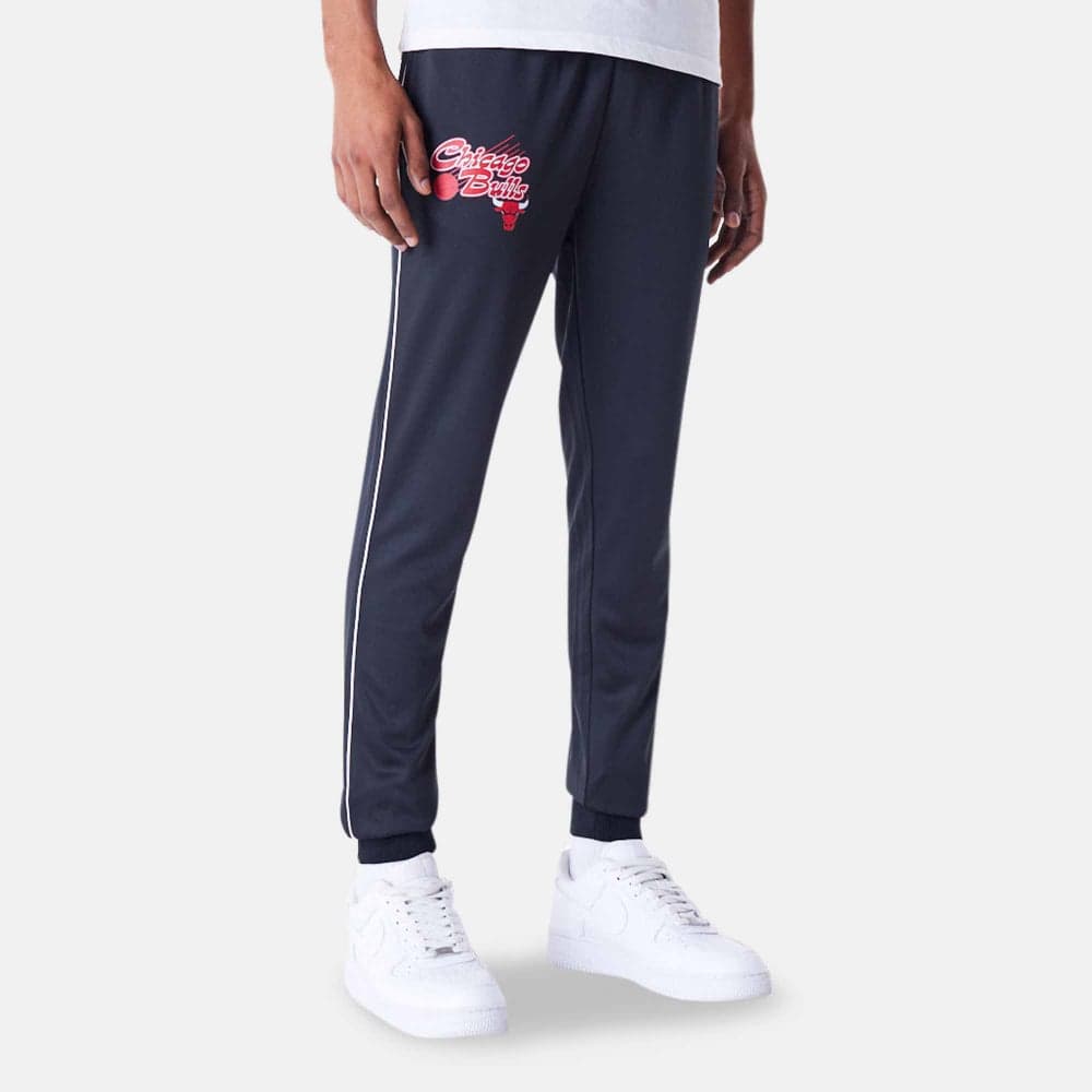 Chicago Bulls Script Fleece Track Pants Men's Slim Fit - Image 1