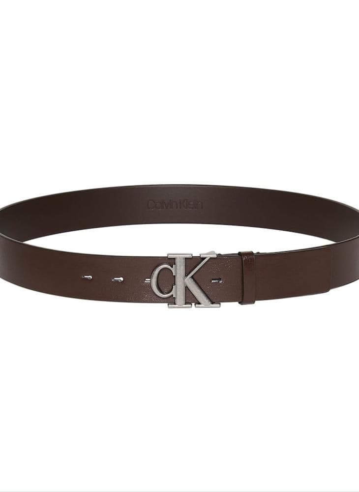 CK Monogram Full-Grain Leather Belt Lv04D7016Gyg1 - Image 1