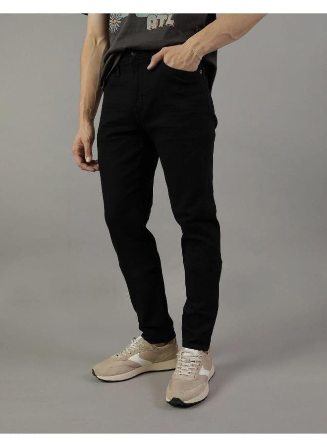 Men’s High Waist Skinny Fit Jeans Classic Cotton Blend - Image 1