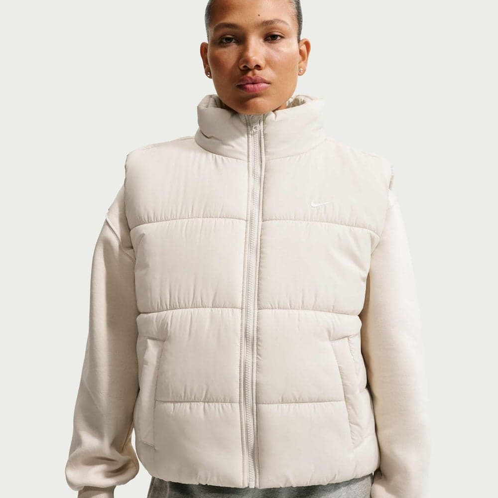Nike Therma-FIT Women’s Classic Puffer Vest White - Image 1