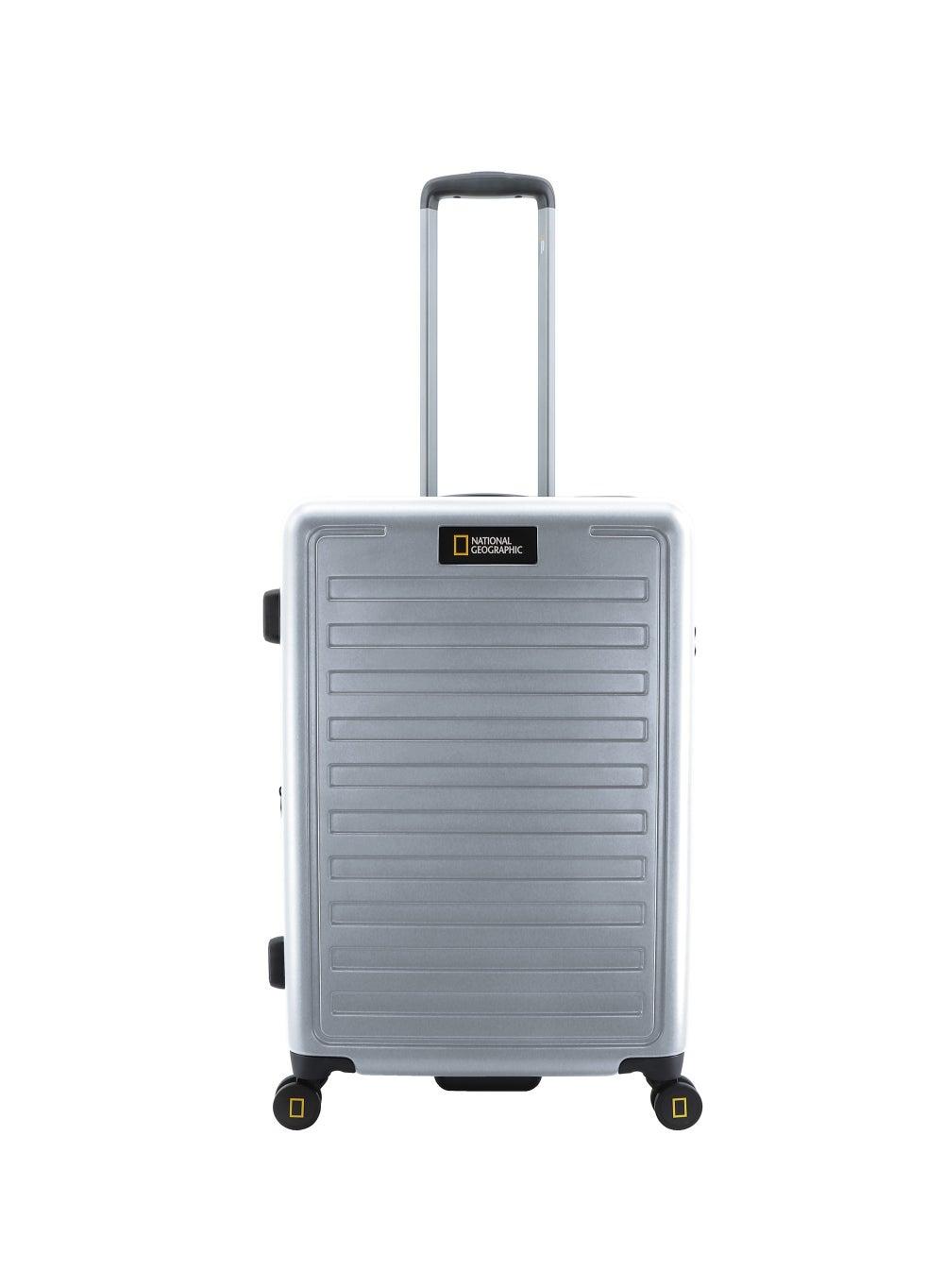 National Geographic Cruise 24” PC Hardshell Suitcase Silver - Image 1