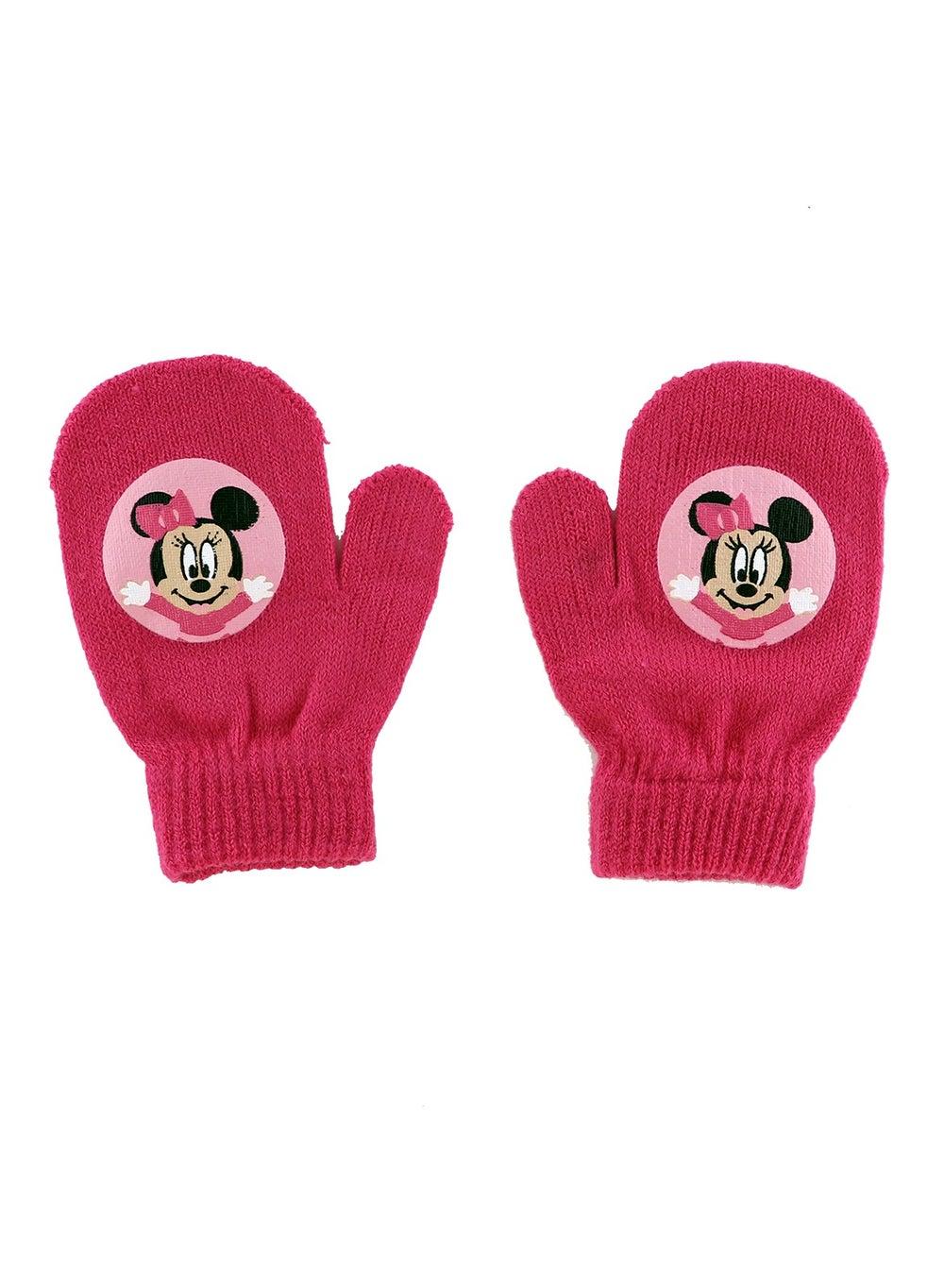 Disney Minnie Pink Infant Girls Mittens Set - Image 1