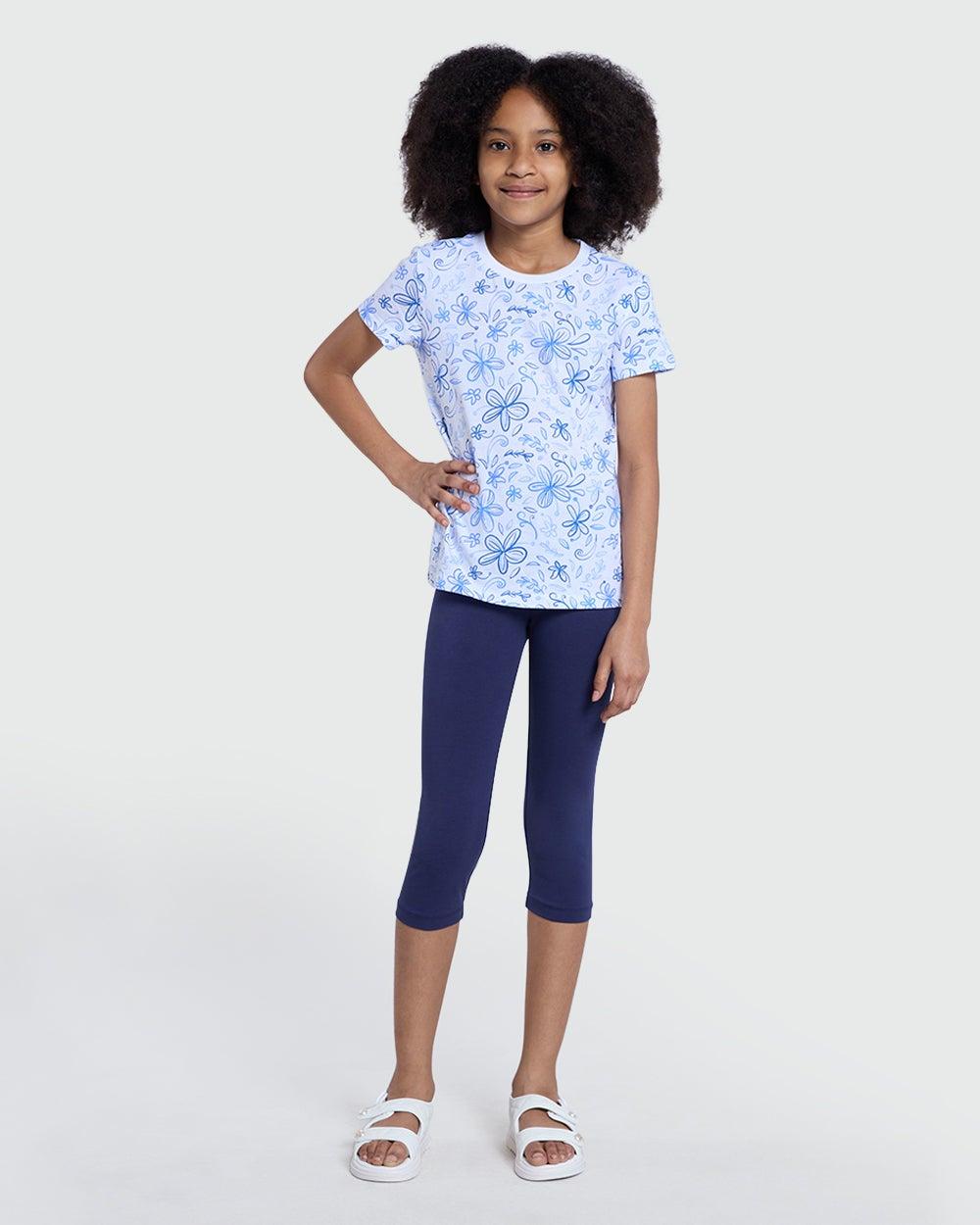 Girls Navy Cotton Blend Underwear – Everyday Comfort Fit - Image 1