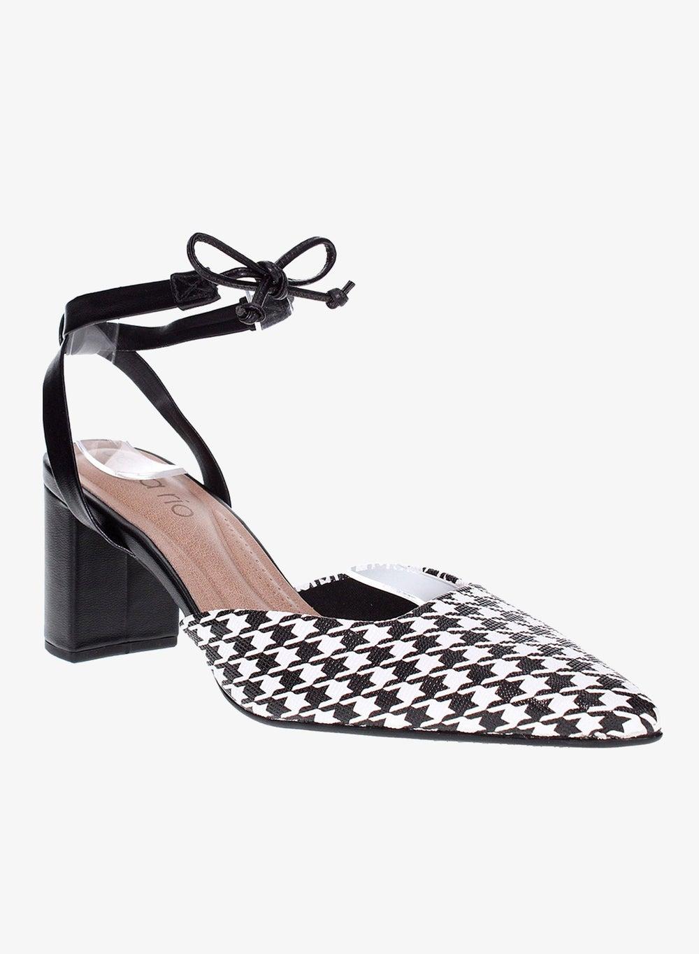 Lilly Pointed Toe Ankle Strap High Heel Pumps - Image 1
