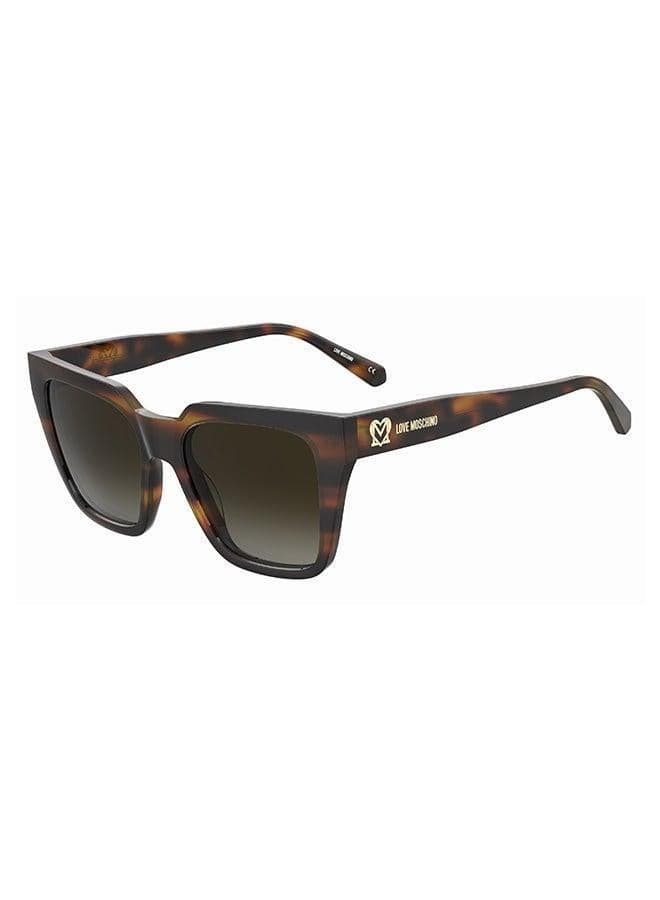 Moschino Love MOL065/S Square Brown Gradient Sunglasses - Image 1