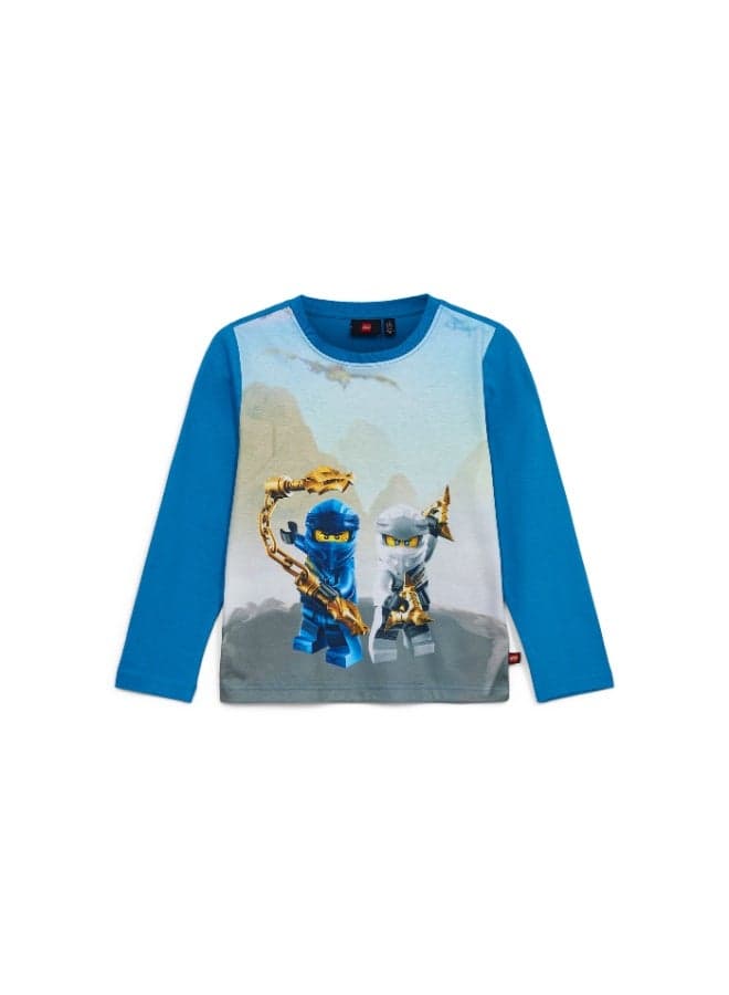 LEGO LWTANO 127 Kids Long Sleeve T-Shirt Blue - Image 1