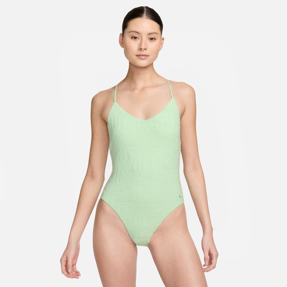 Retro Flow T-Back Women’s One-Piece Swimsuit - Image 1