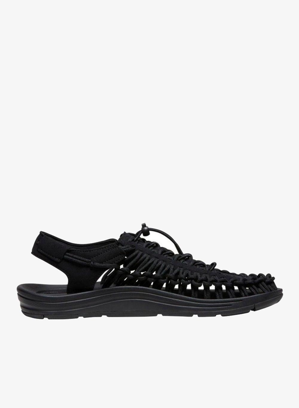 UNEEK Black Flat Sandals for Women - Image 1