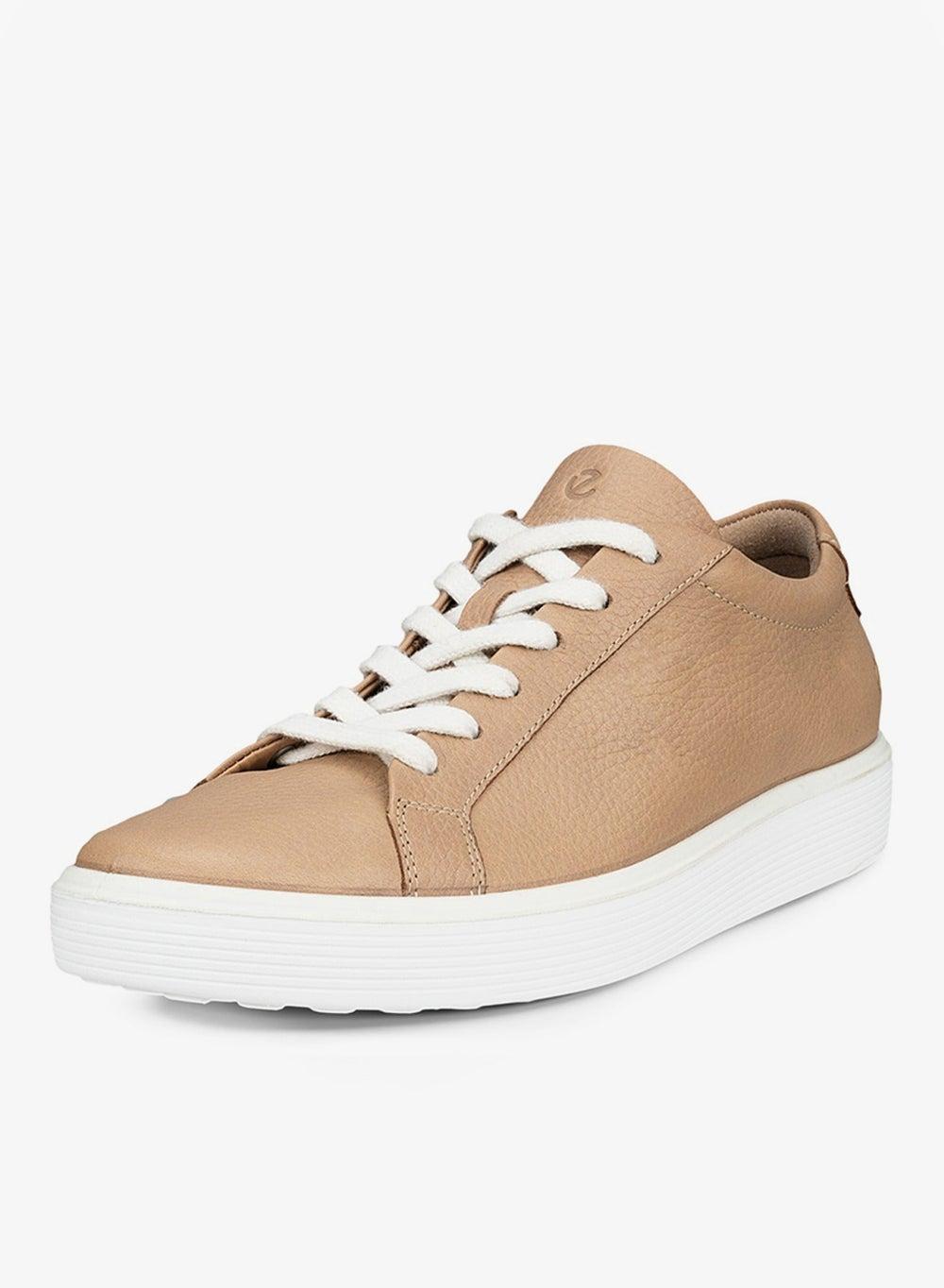 ECCO Soft 60 W Nude Leather Comfort Sneaker - Image 1