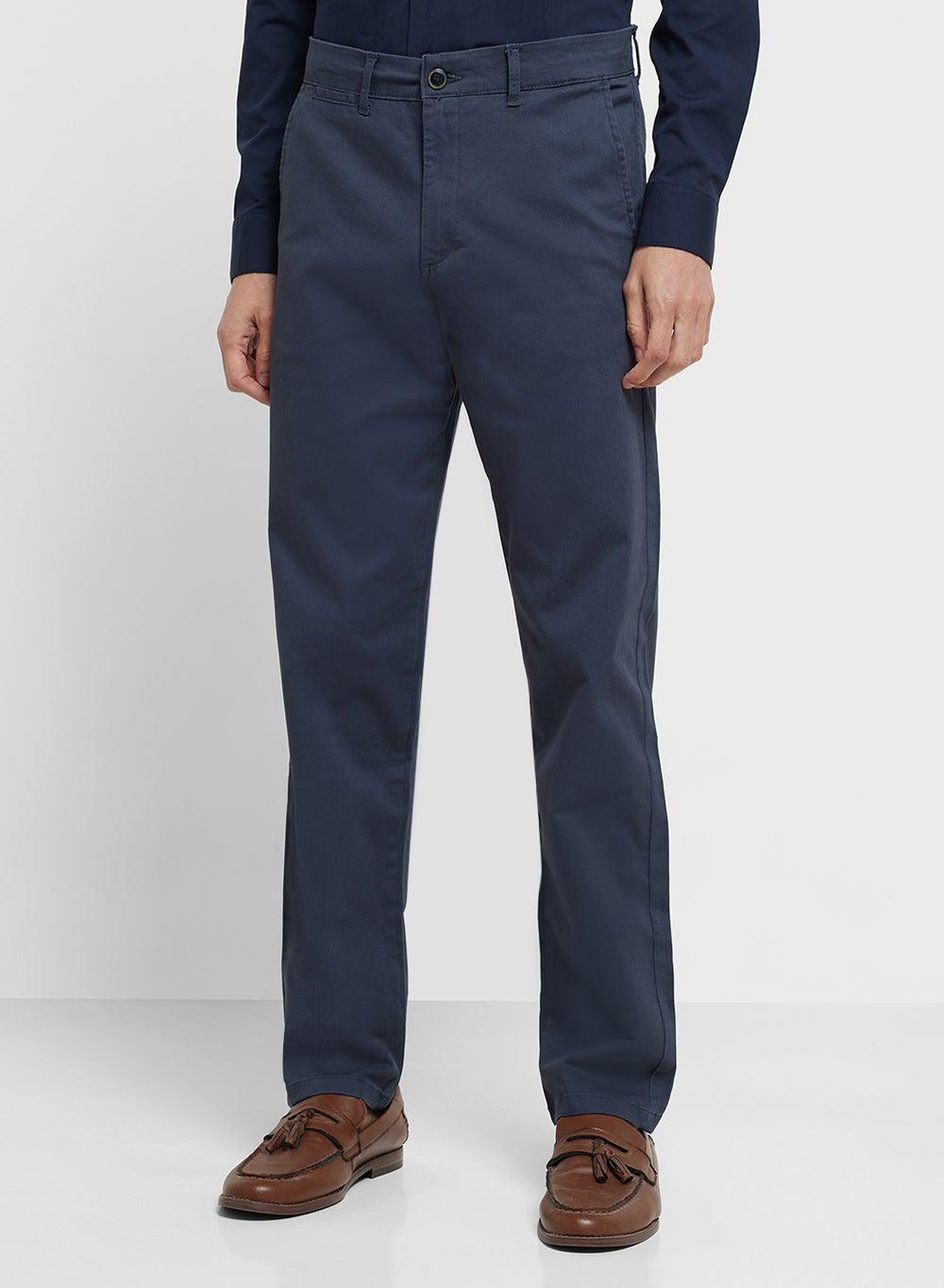 JJ Rebel Jrebkenni Slim Fit Navy Chinos 12275004 - Image 1