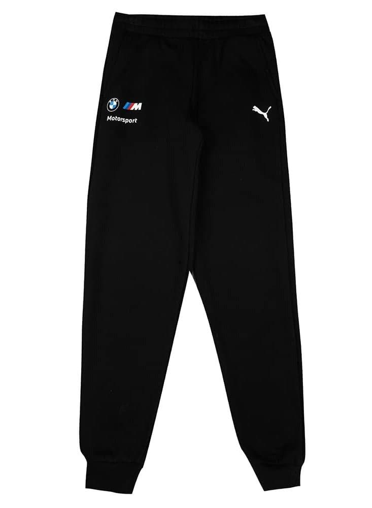 Boys Black Straight Fit Sports Sweatpants - Image 1