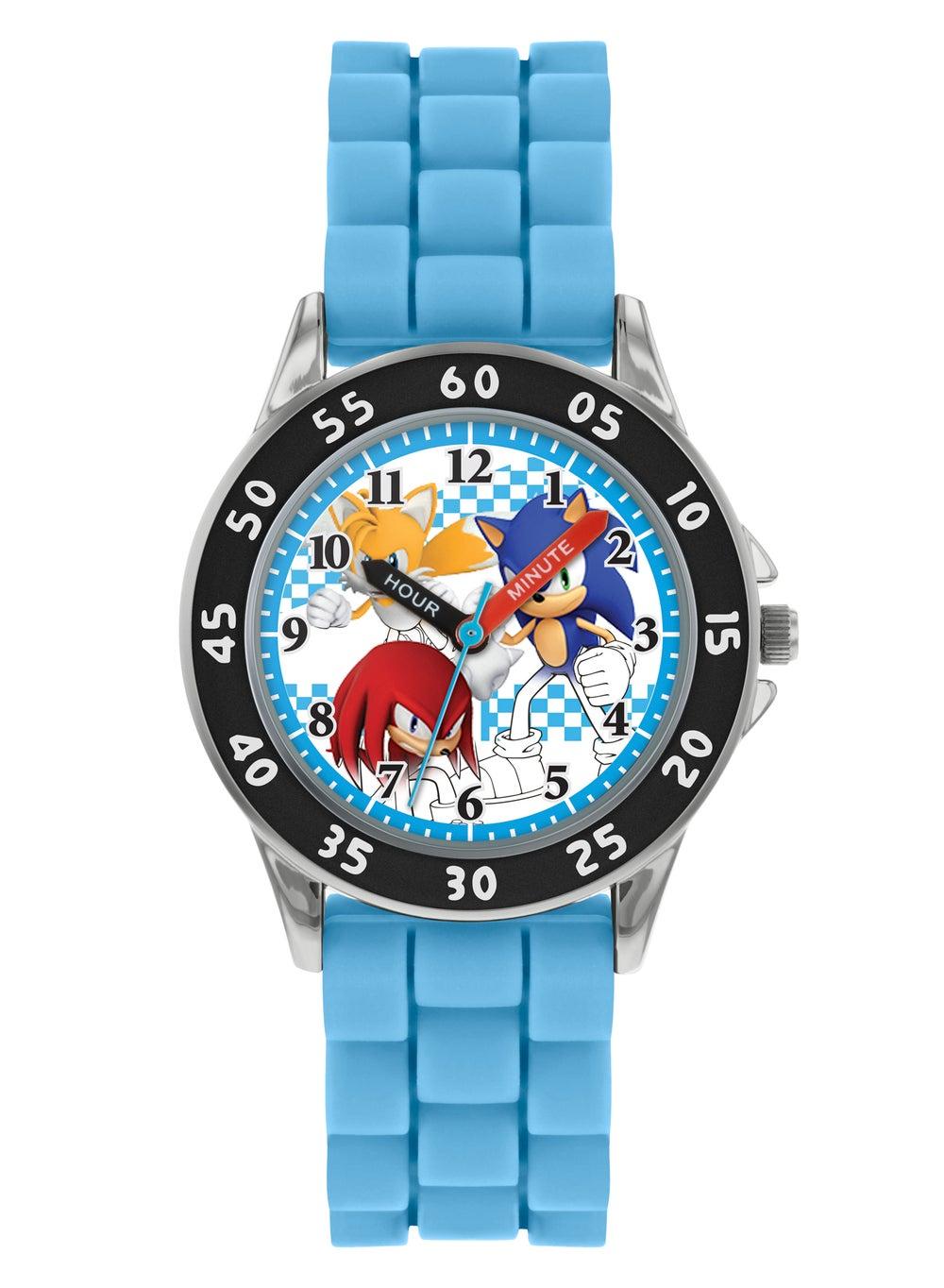 Sega Sonic Boys Blue Time Teacher Watch SNC9038 - Image 1