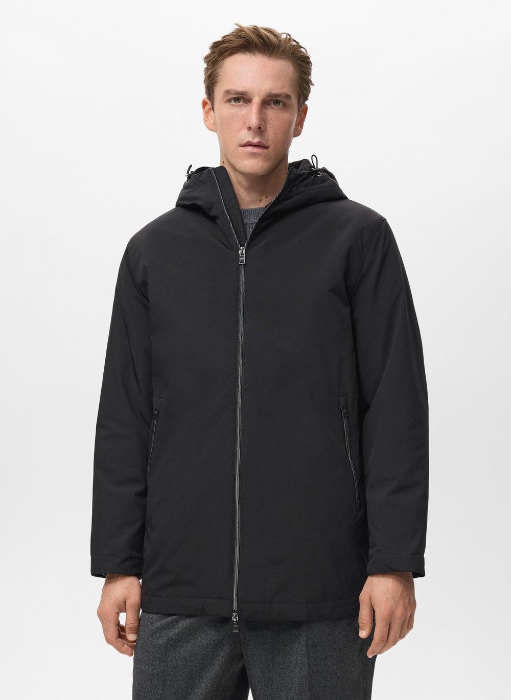 Men’s Water-Repellent Hooded Parka 17057887 - Image 1