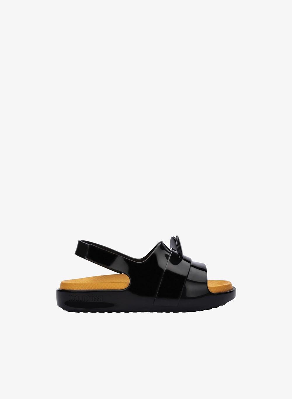 Mini Melissa Cloud Sandal Mickey & Friends Black Yellow - Image 1
