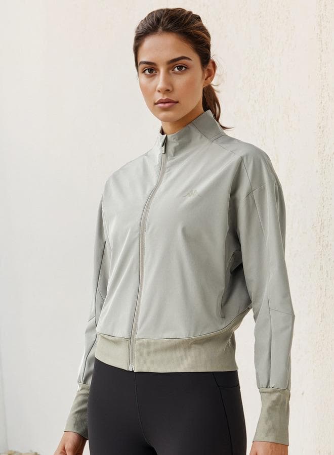 Kappa Long Sleeve Beige Jacket – Stretch Blend - Image 1