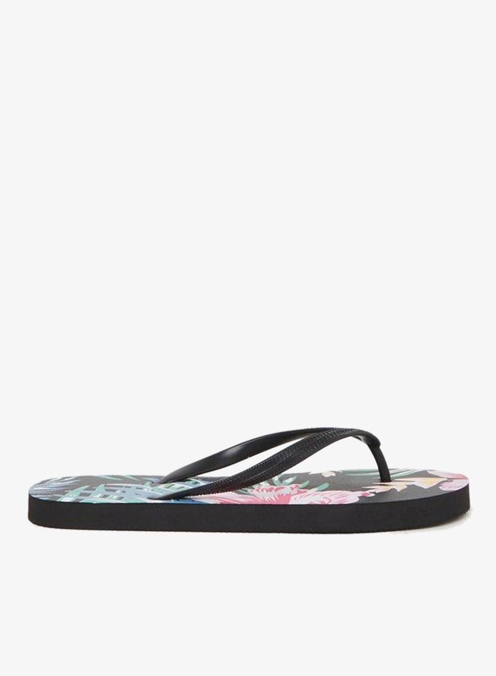 Styli Tropical Print Flat Flip Flops - Image 1