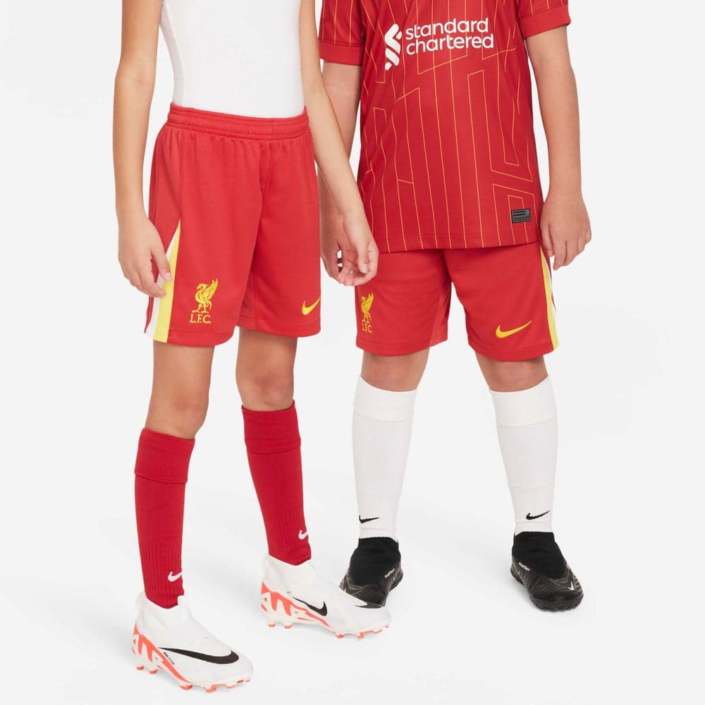Kids Liverpool F.C. Dri-FIT Home Stadium Shorts Red - Image 1