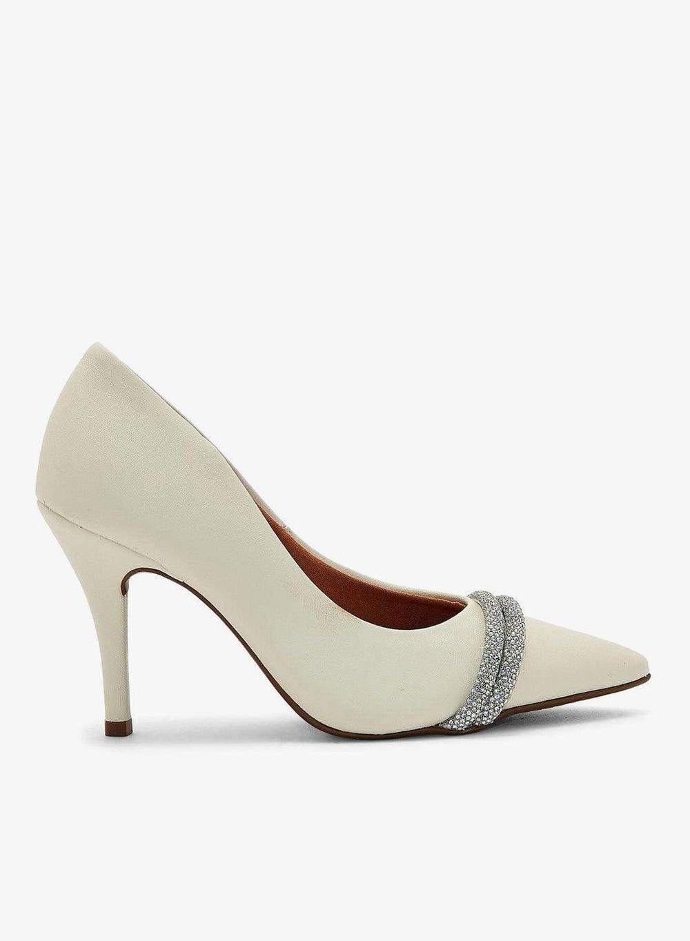Elegant Off-White Pumps – Women’s High Heels Brazil - Image 1