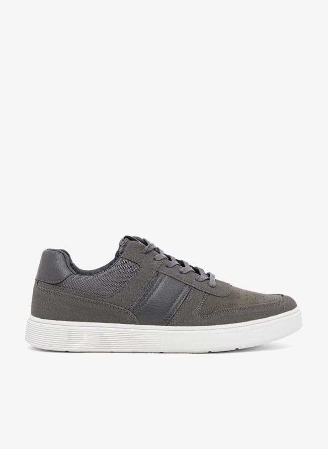 S09 Dark Grey Casual Low-Top Sneakers - Image 1