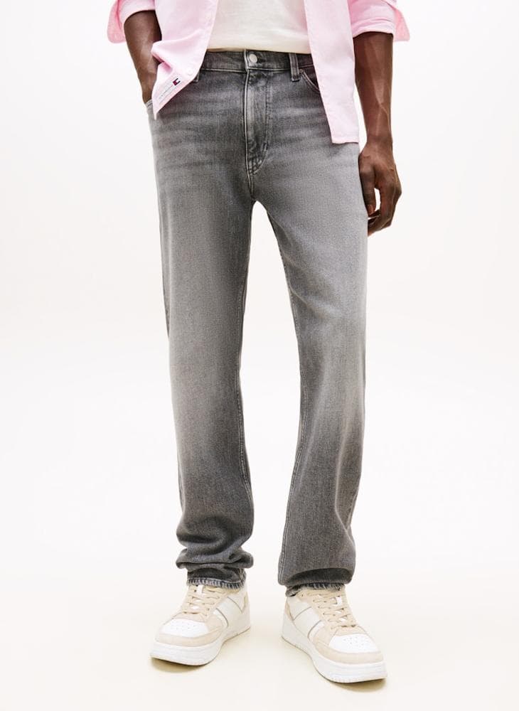 Tommy Jeans Slim Fit Grey Stretch Denim Dm0Dm212151Bz - Image 1