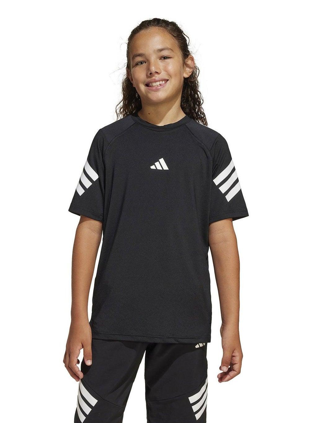 adidas All Sports Nxt Training Tee Black White - Image 1