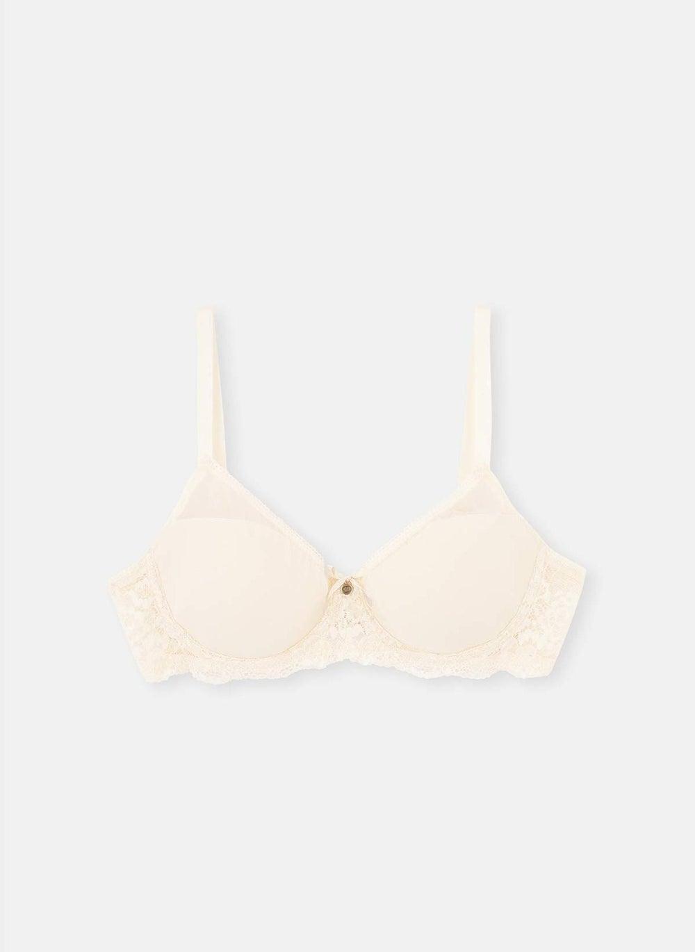 Ecru Minimizer Bra B0169041 Wired Non-Padded Fit - Image 1