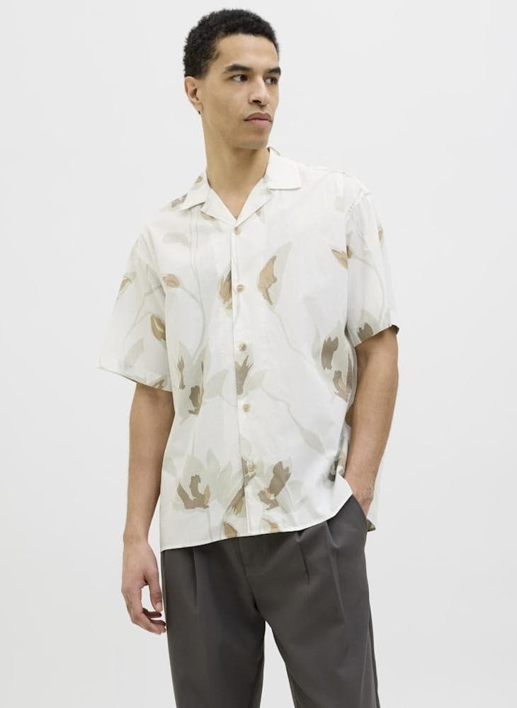 Cloud Dancer Floral Resort Shirt 12274927 - Image 1