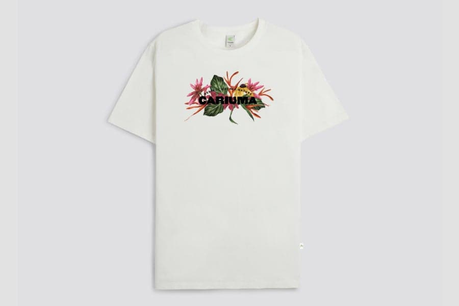 Off-White Cariuma Flowers Cotton Graphic T-Shirt - Image 1